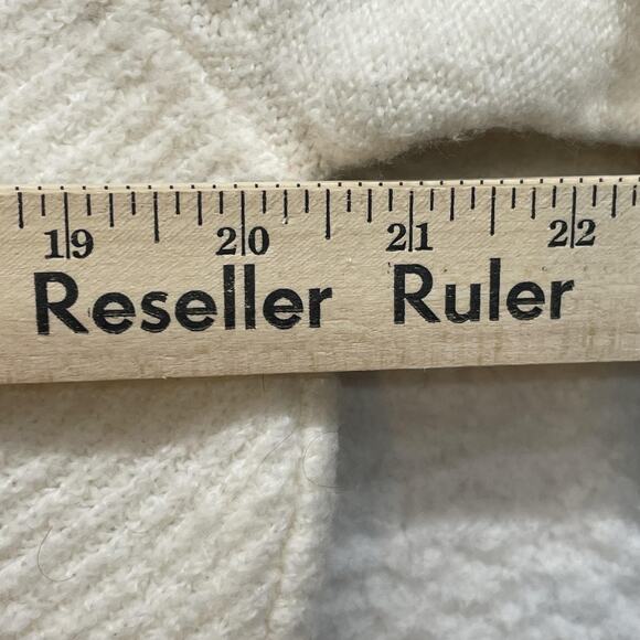 MNG Sweater Womens XL Ribbed Turtleneck Pullover Wool Blend Textured Knit - Picture 8 of 10